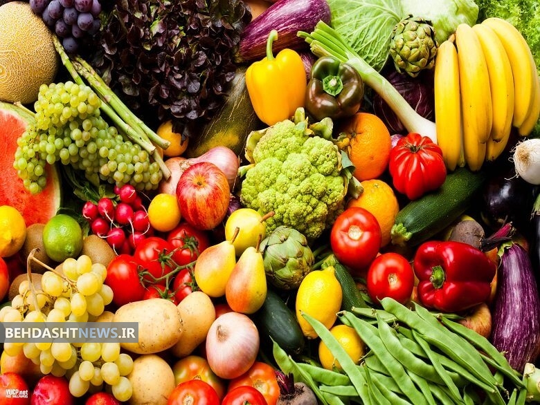 خواص میوه و سبزیجات بر اساس رنگ