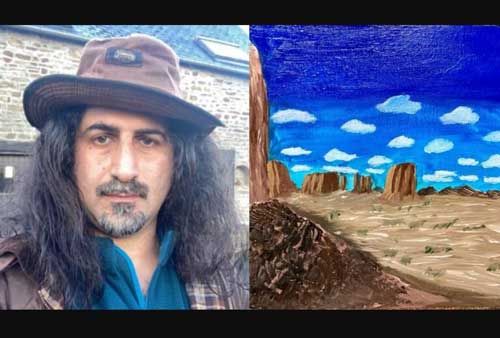 پسر اسامه بن لادن نقاش شد + عکس