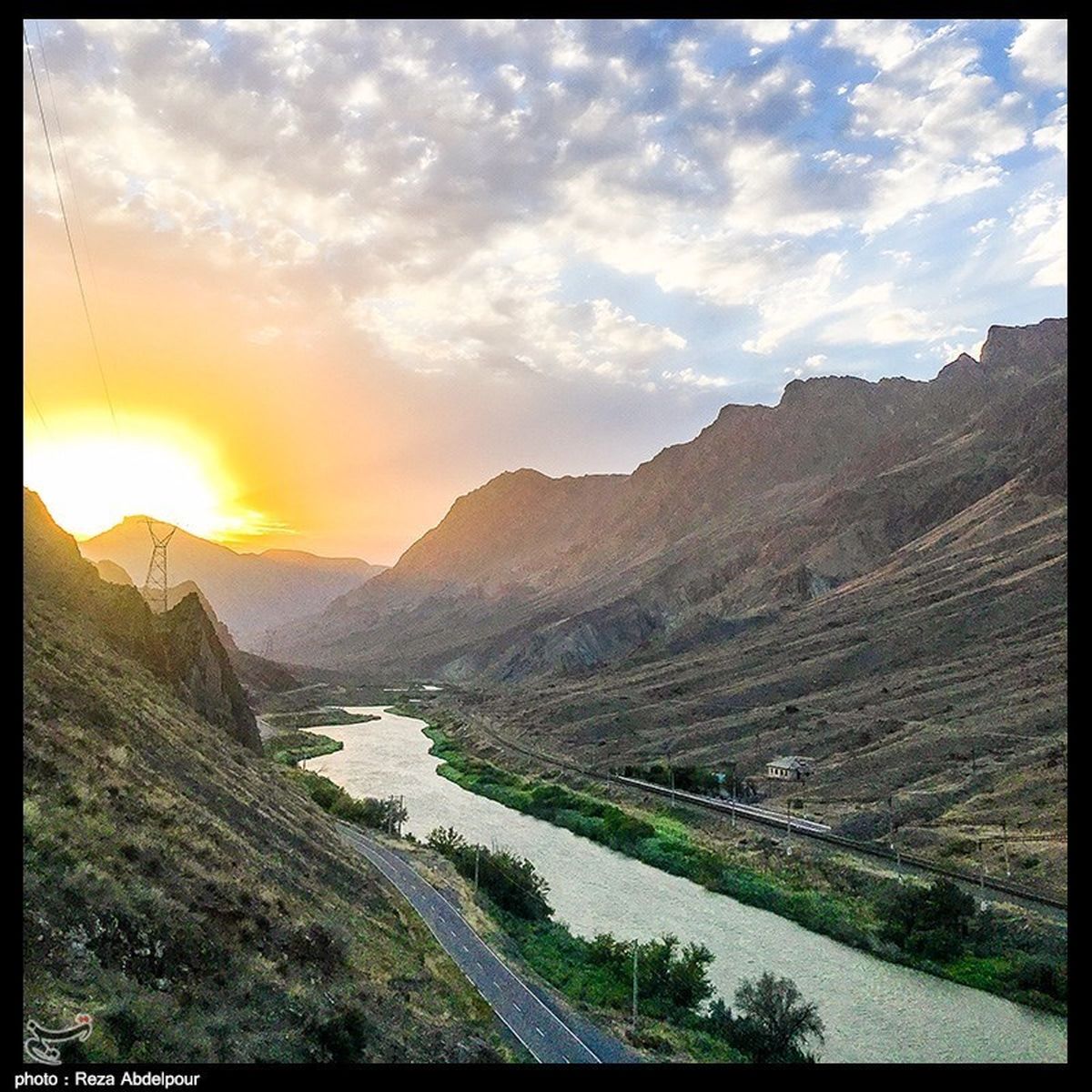 اینجا ایران است رودخانه ارس +عکس
