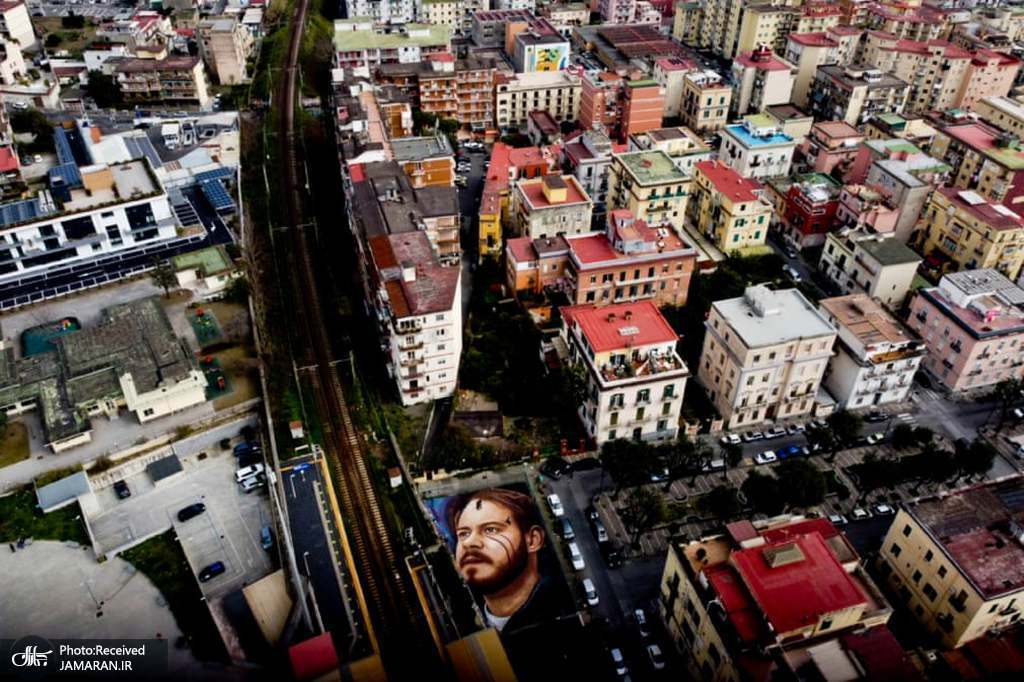 نمایی از پرتره رپِر بازداشت شده در ایتالیا + عکس