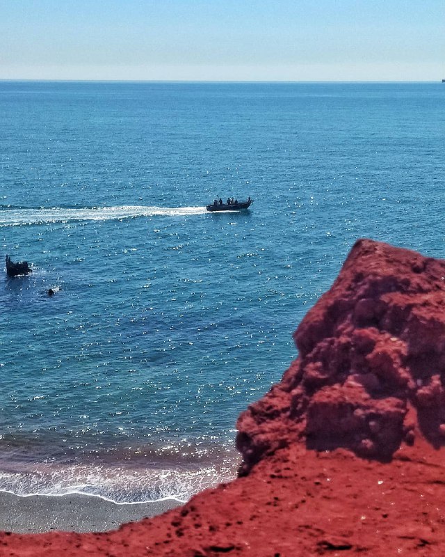 ساحل سرخ جزیره هرمز + عکس