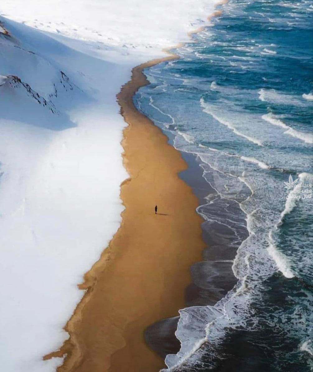 تصویر فوق العاده از ساحل ژاپن + عکس