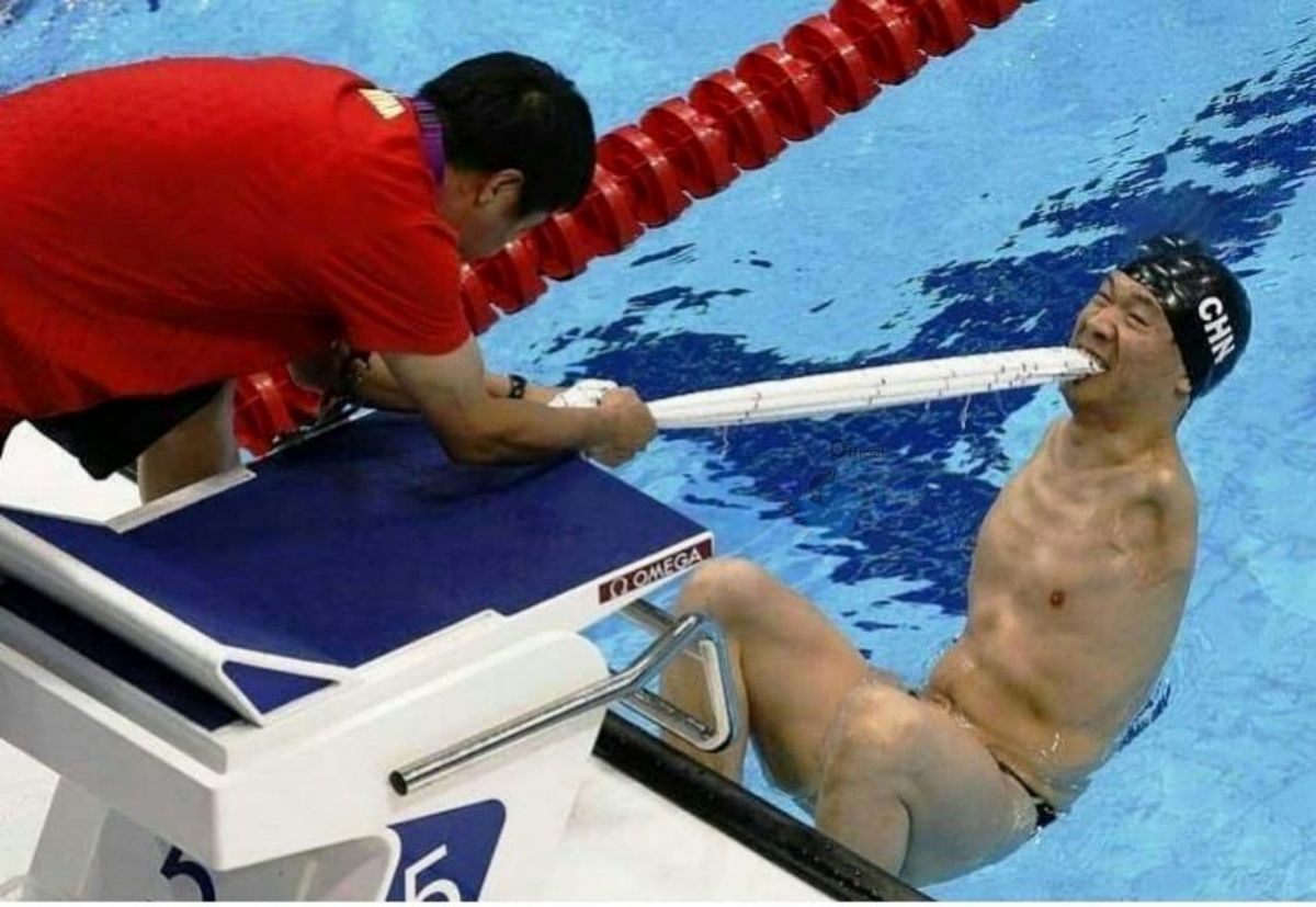 شناگر معلول چینی همه را شوکه کرد +عکس