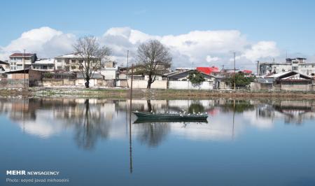 آسمان آبی رشت بعد از برف + عکس