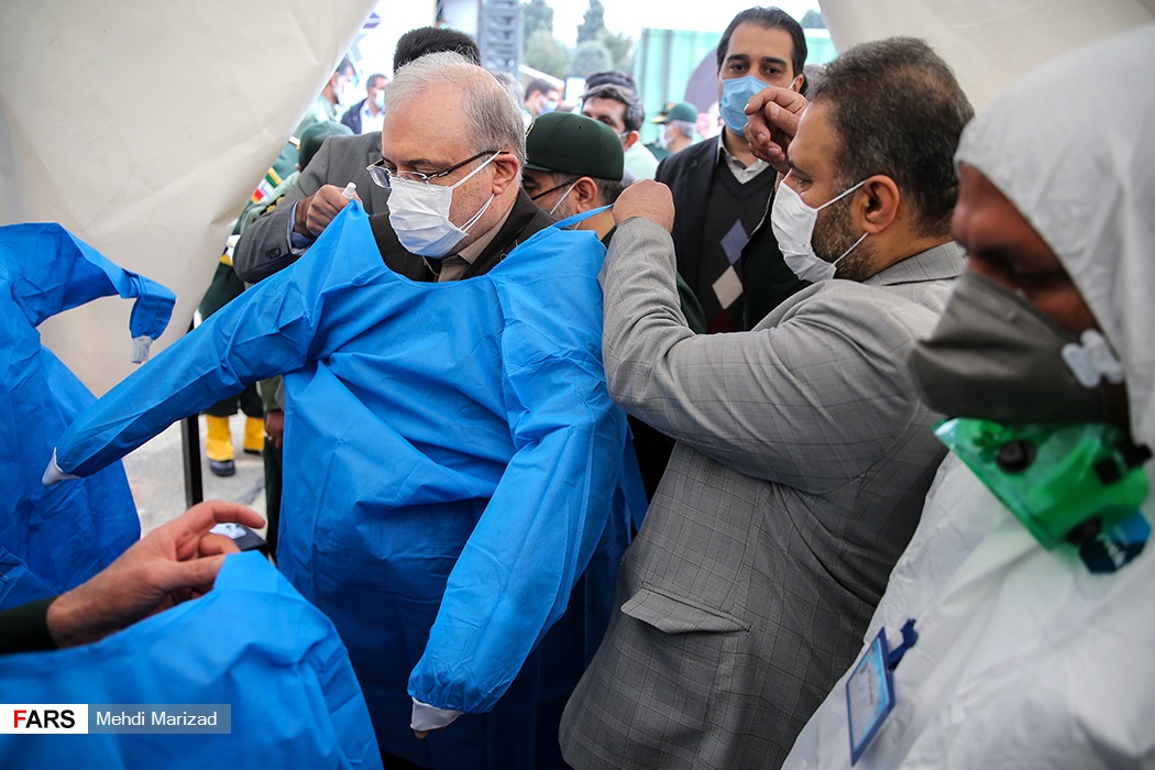 وزیر بهداشت در رونمایی از سامانه نوین بیمارستان نیروی زمینی سپاه + عکس