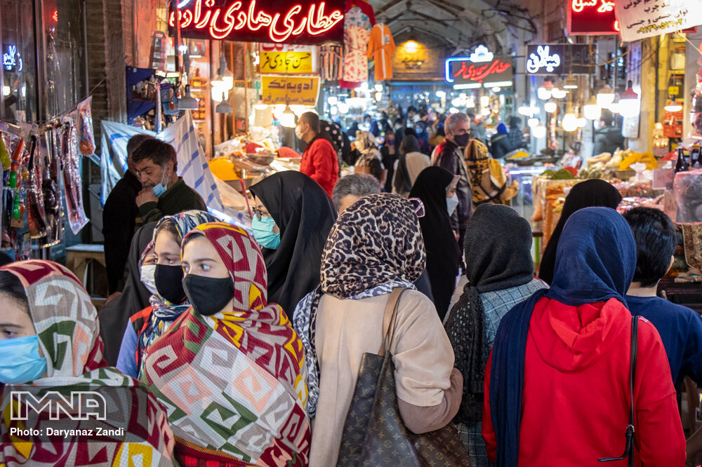 شلوغی بازار اصفهان + عکس