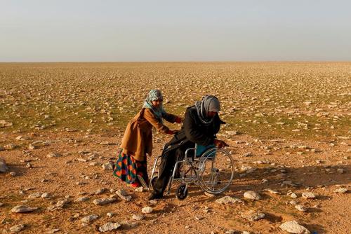 مرد معلول عراقی به دنبال یافتن 