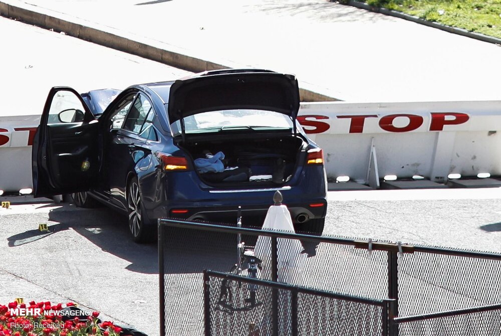 حمله با خودرو به ساختمان کنگره آمریکا + عکس