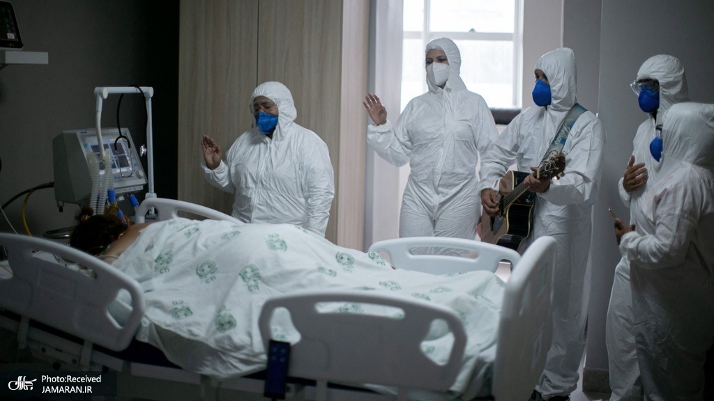 خواندن دعای عید پاک برای بیماران کرونایی برزیل + عکس