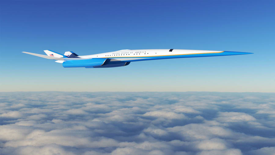 هواپیمای جت شخصی رییس جمهور آمریکا با سرعت ۱.۸ ماخ + عکس 