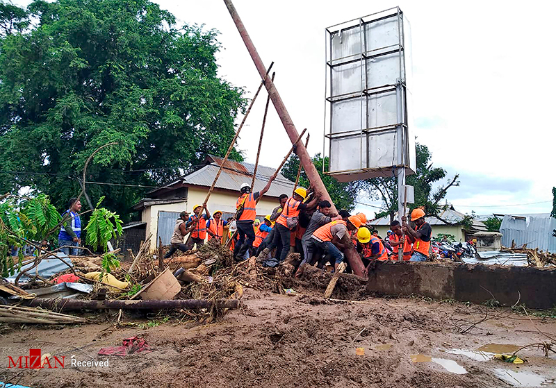 طوفان مرگبار اندونزی + عکس