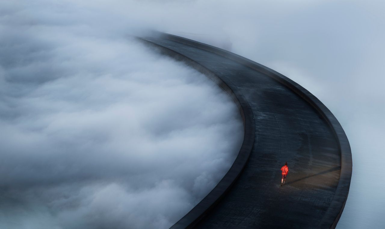 دویدن در میان ابرها + عکس