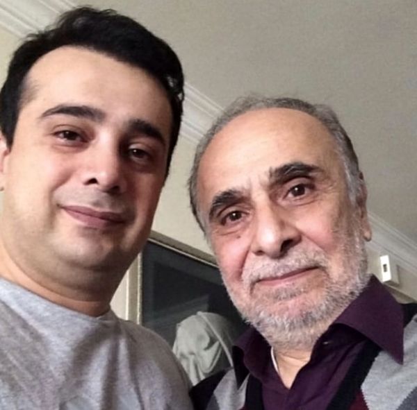 سپند امیرسلیمانی در کنار پدرش + عکس