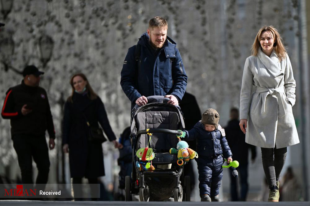  حال وهوای بهاری در مسکو + عکس