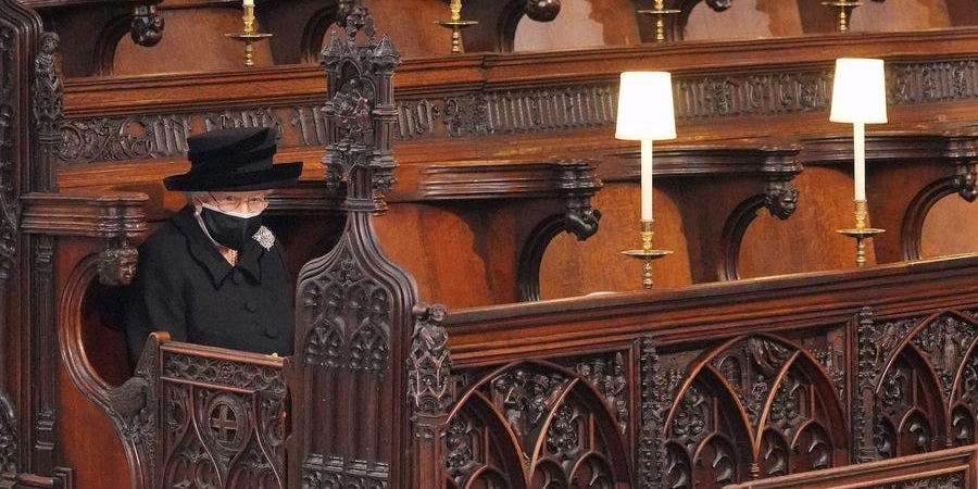 در مراسم خاکسپاری  دوک ادینبورگ چه گذشت؟ + تصاویر