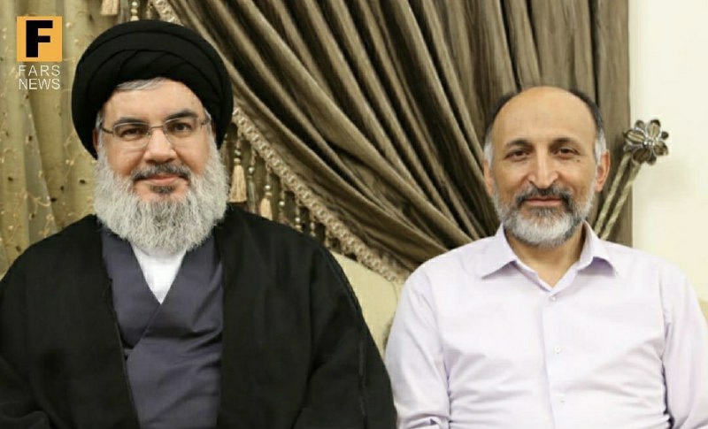تصویر منتشرنشده از مرحوم سردار حجازی در کنار سیدحسن نصرالله + عکس