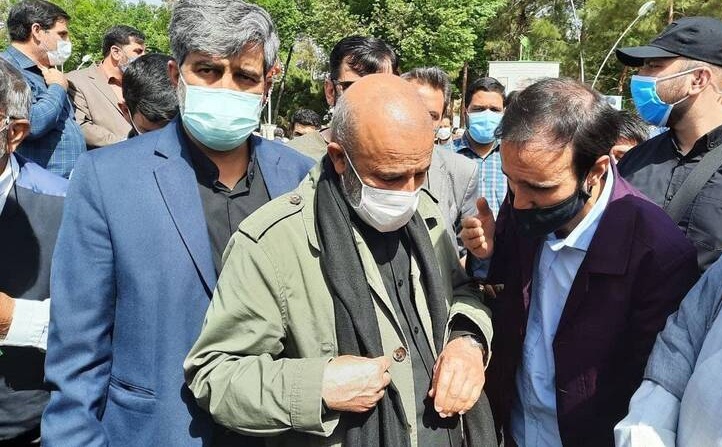 جانشین جدید فرمانده نیروی قدس سپاه در مراسم تشییع + عکس