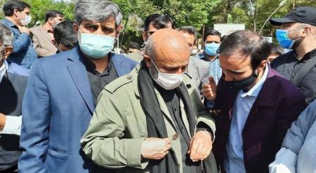 جانشین جدید فرمانده نیروی قدس سپاه در مراسم تشییع + عکس