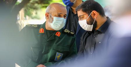 گفتگوی فرزند سردار حجازی با جانشین پدرش + عکس