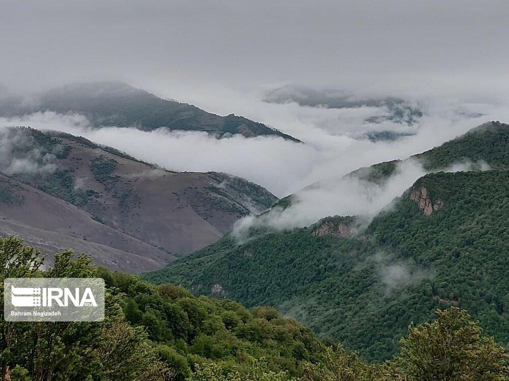 زیبایی‌های جاده رویایی خلخال به پونل + عکس