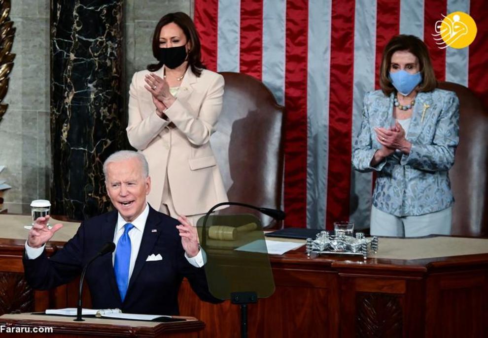 نخستین حضور جو بایدن در کنگره + عکس