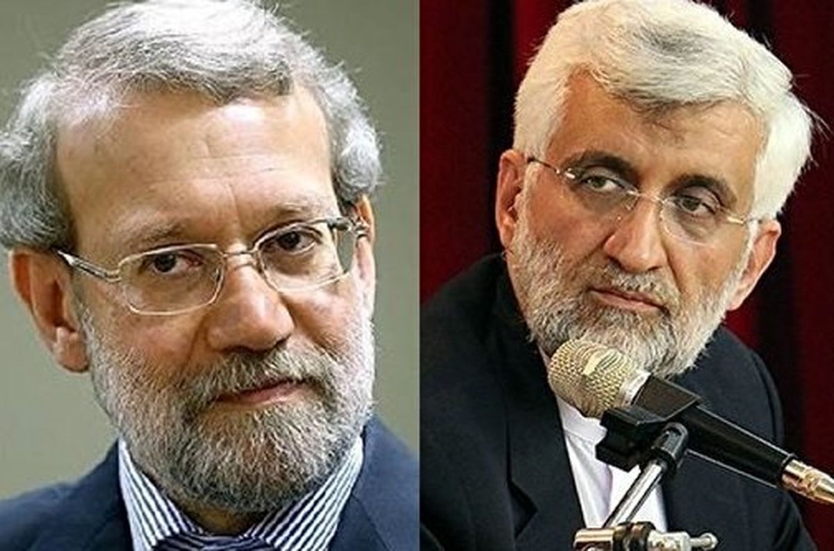 کنایه تند لاریجانی به سعید جلیلی+عکس