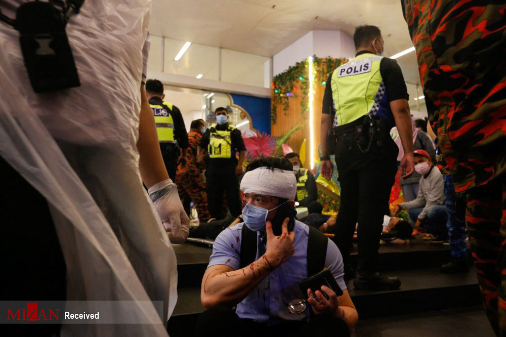 برخورد شدید دو قطار مترو در کوالالامپور + عکس