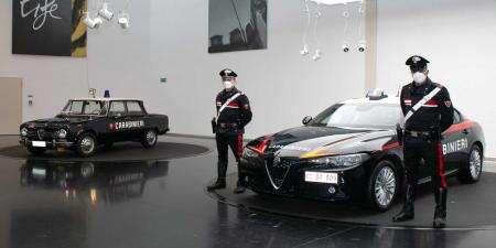 رونمایی از آلفارومئوی ضدگلوله برای پلیس در ایتالیا + عکس
