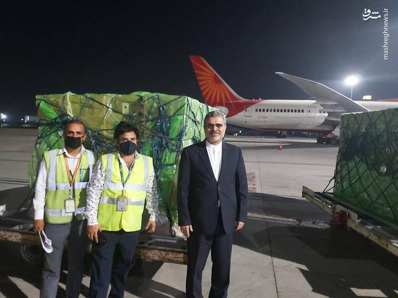 هدیه ایران به هند در دوران کرونا + عکس