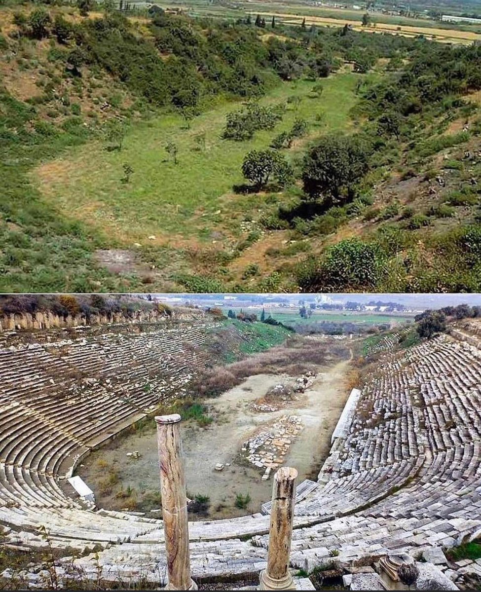 کشف یک استادیوم متعلق به یونان باستان پس از حفاری + عکس