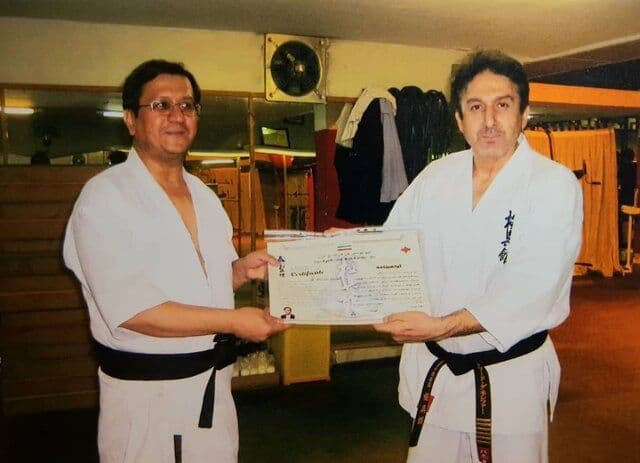 رونمایی از کمربند مشکی همتی + عکس