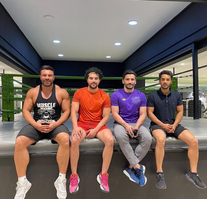 استایل لاکچری ساعد سهیلی و دوستانش در باشگاه + عکس