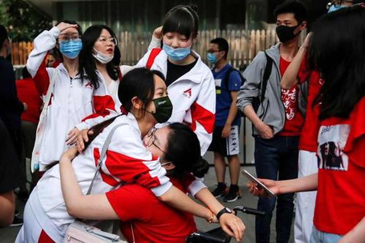 حاشیه کنکور سراسری چین سوژه شد +عکس
