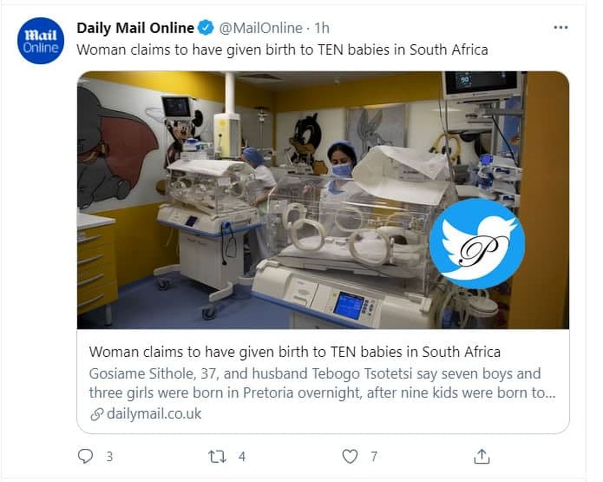 زن افریقایی 10 قلو زایید +عکس