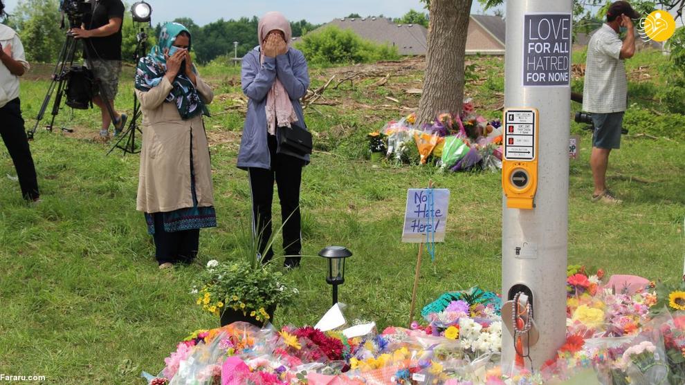 کانادا در سوگ قتل فجیع ۴ عضو یک خانواده مسلمان + عکس