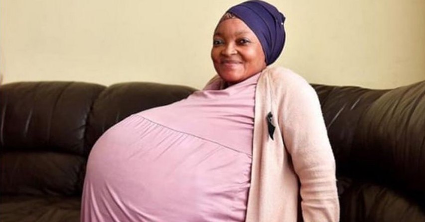 زن آفریقایی ۱۰ قلو زایید! + عکس