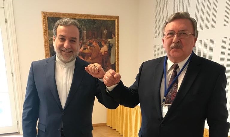 روسای هیات های ایران و روسیه در مذاکرات وین + عکس