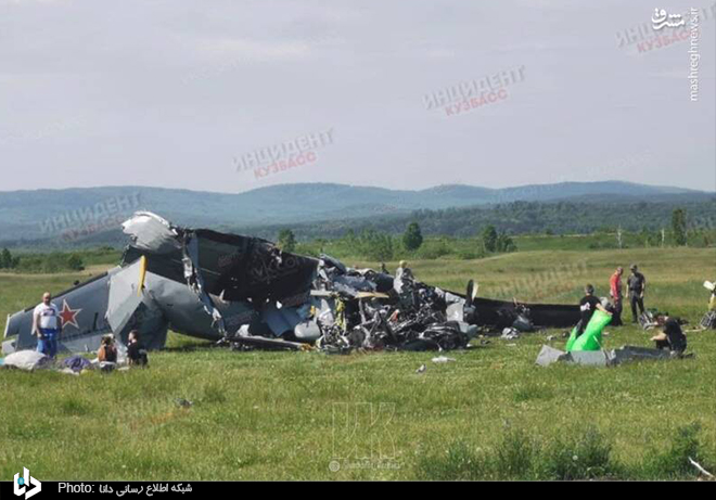 سقوط مرگبار هواپیما در «سیبری» روسیه + عکس