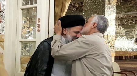 دیدار صمیمی حاج قاسم با آیت الله رئیسی + عکس