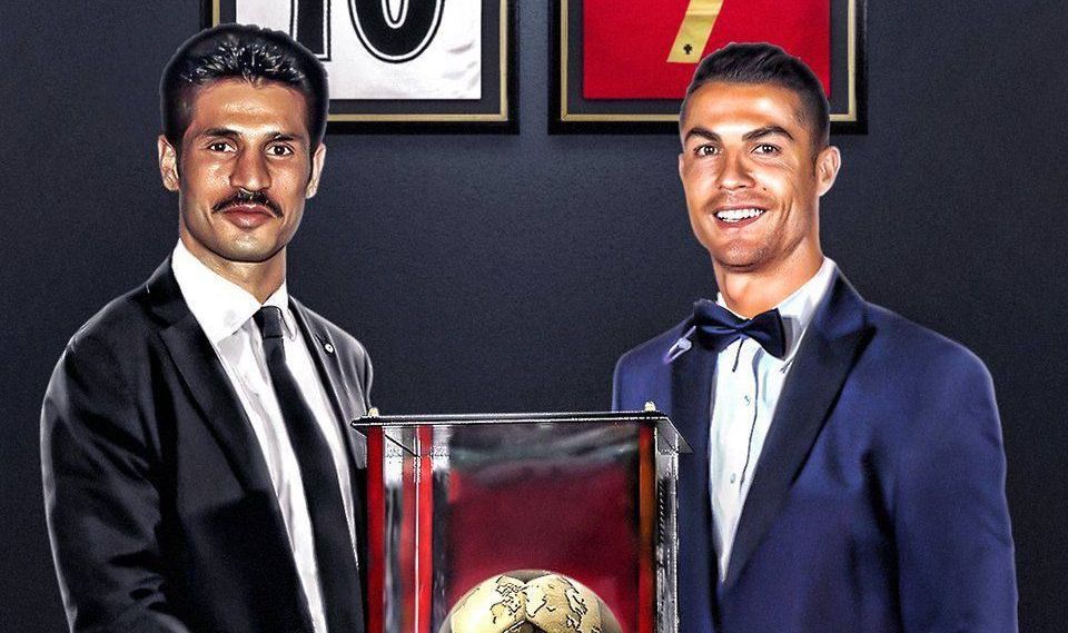 واکنش کریستیانو رونالدو به پیام تبریک علی دایی + عکس