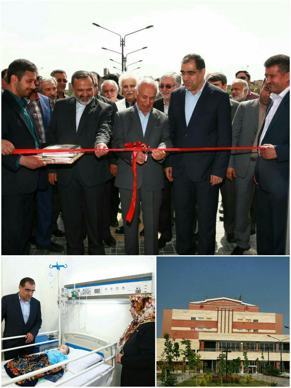 افتتاح مجهزترین بیمارستان فوق تخصصی کودکان در مشهد + عکس