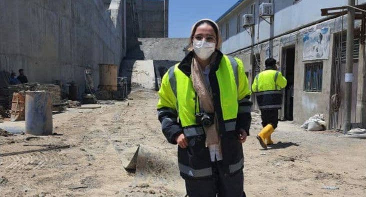 آخرین عکس ریحانه یاسینی خبرنگار جان باخته + عکس