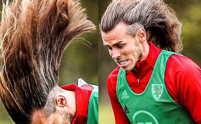 شکار لحظه‌ها از گرت بیل در تمرینات تیم ملی ولز + عکس