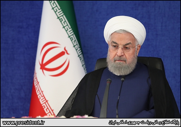 اخم های درهم روحانی در جلسه امروز + عکس