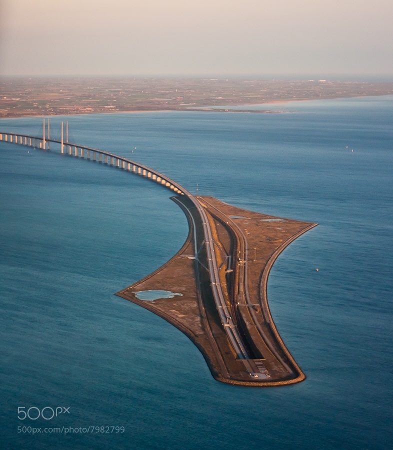 پل عجیبی که سوئد و دانمارک را به هم وصل می‌کند + عکس