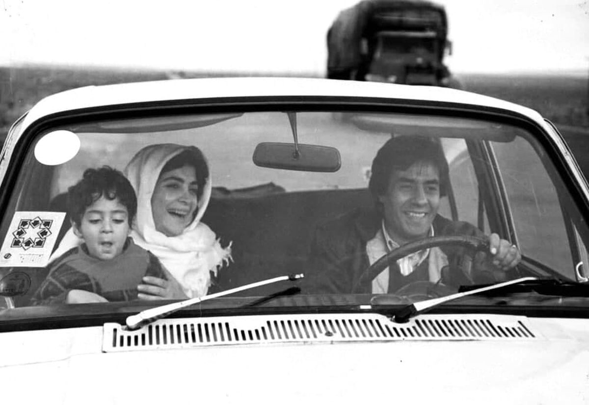 تصویری زیرخاکی از بیتا فرهی در کنار خسرو شکیبایی