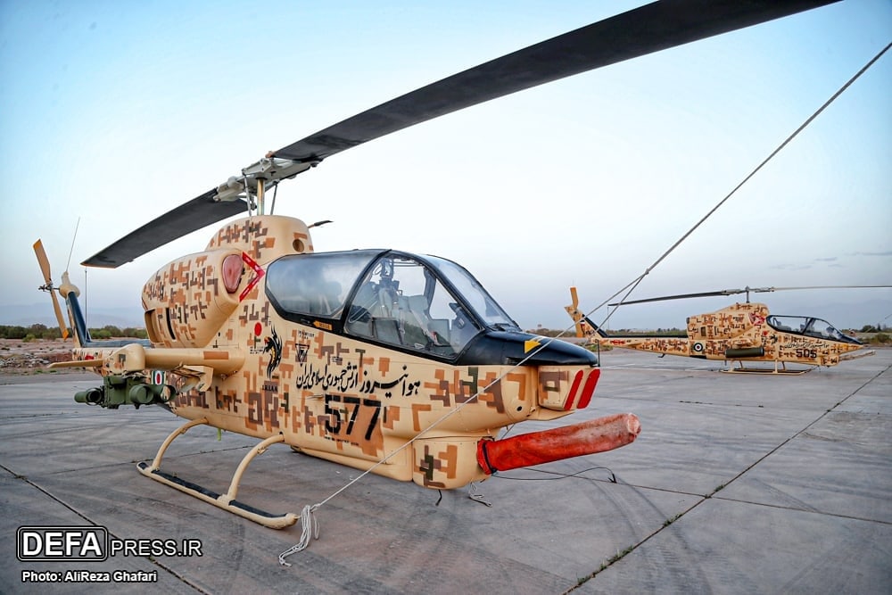 استتار جدید بالگرد های پایگاه هوانیروز کرمان + عکس