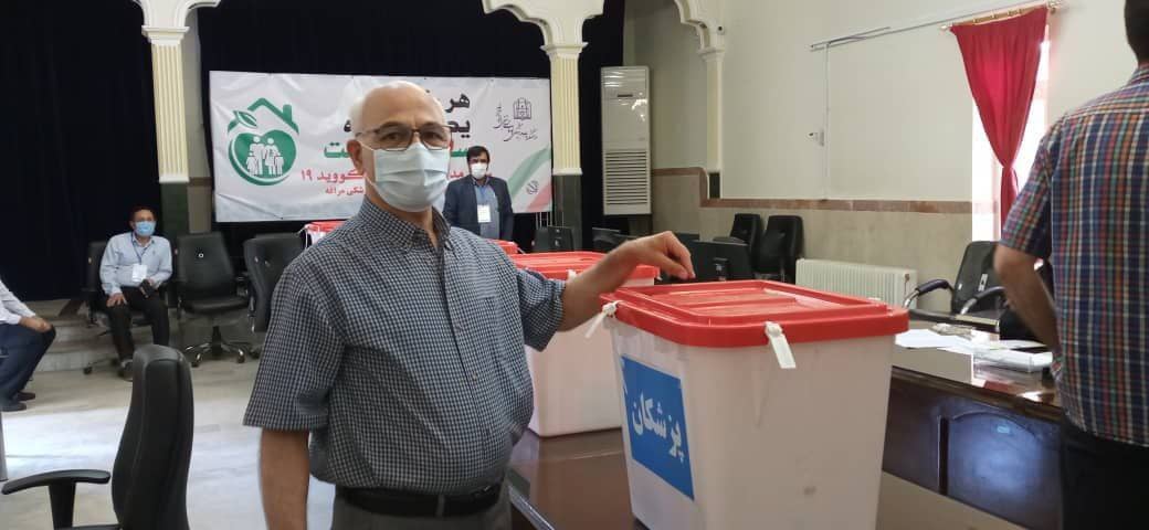  هشتمین انتخابات نظام پزشکی در شهرستان مراغه+ عکس