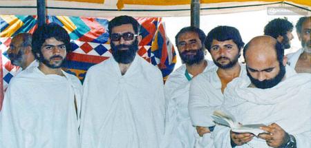 تصویری از حضور رهبرانقلاب در مراسم حج + عکس