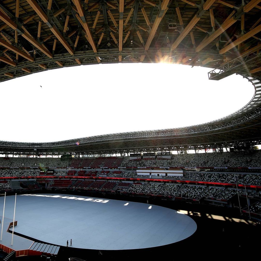 ورزشگاه خالی از تماشاگر مراسم افتتاحیه المپیک + عکش